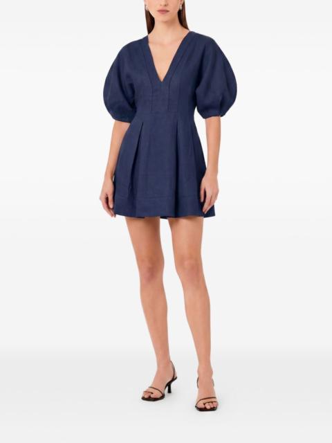 NICHOLAS Josefa puff-sleeve mini dress
