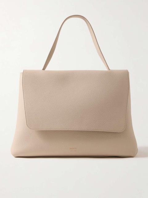 Lia large textured-leather tote