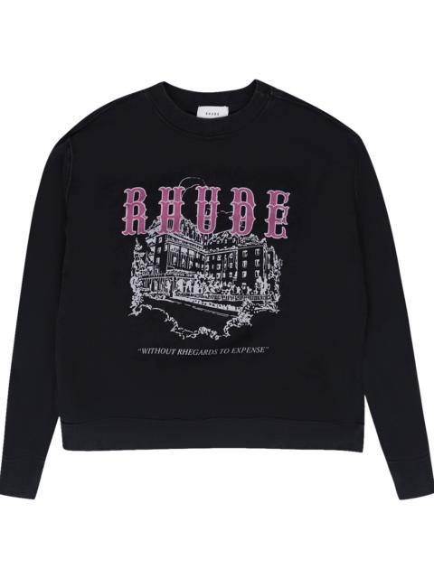 Rhude Chateau Marmont Sweater "Black" RHD MHDS 1972 BLAC
