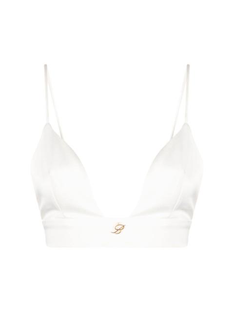 logo-plaque bralette top