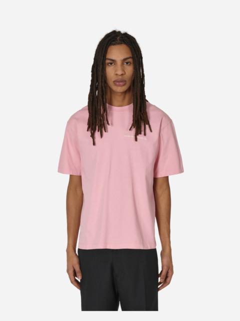 Stockholm Surfboard Club Embroidered Logo T-Shirt Pink