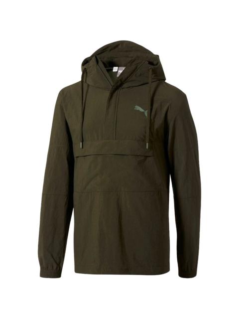 PUMA half-zip windbreaker jacket