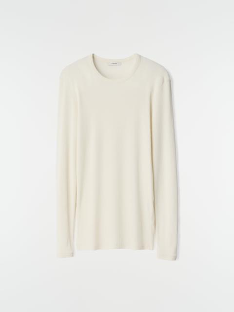Lemaire LONG-SLEEVE TOP IN RIBBED JERSEY