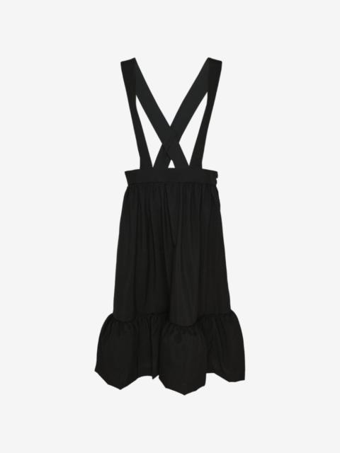 Comme des Garçons GIRL cross-back ruffled dress