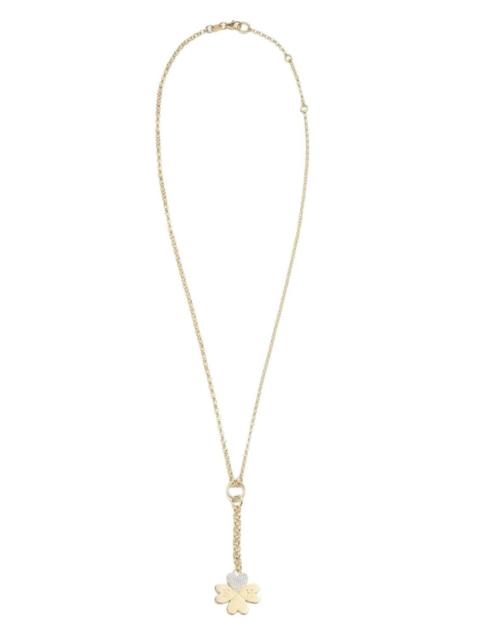FOUNDRAE Four Heart Clover - Small Mixed Belcher Necklace