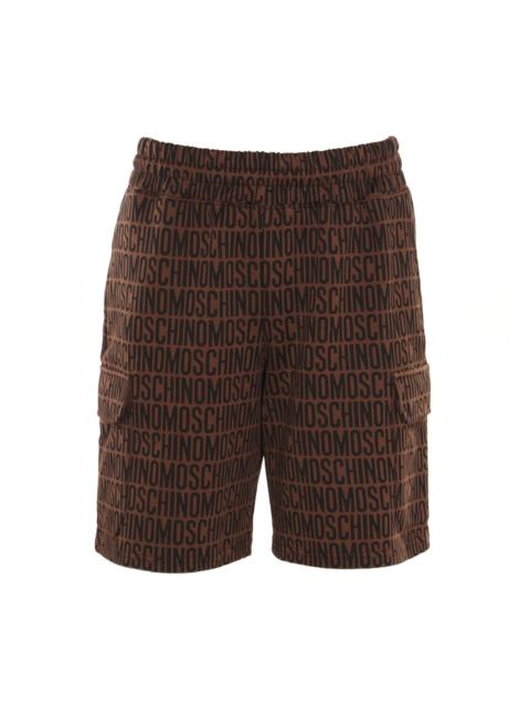 brown and black cotton shorts