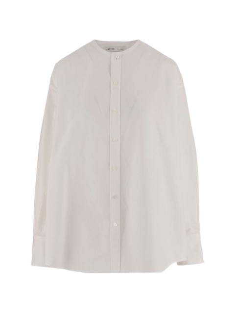 Carven collarless shirt