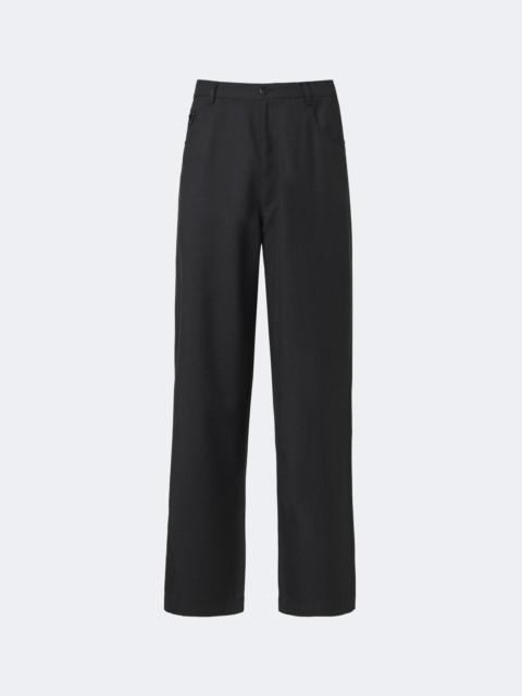 Prada Virgin wool wide-leg pants
