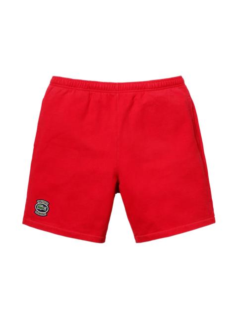 Supreme Supreme LACOSTE Sweatshort Red