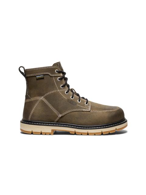 KEEN Women's San Jose 6" Waterproof 90° Heel Boot (Aluminum Toe)