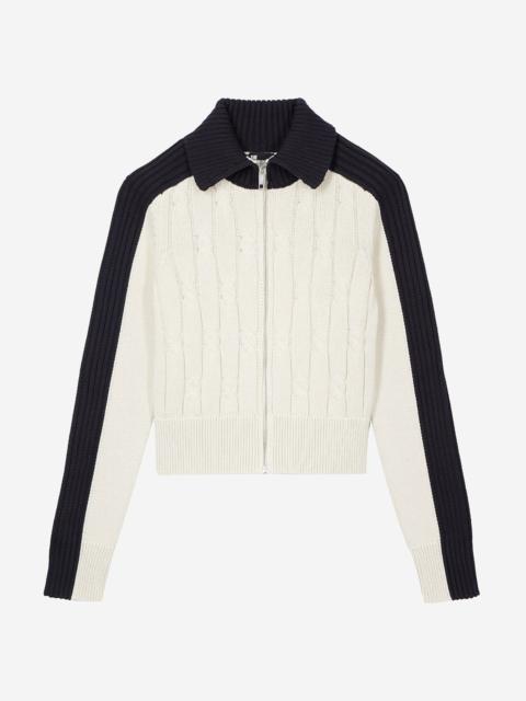 The Kooples ECRU COTTON CARDIGAN