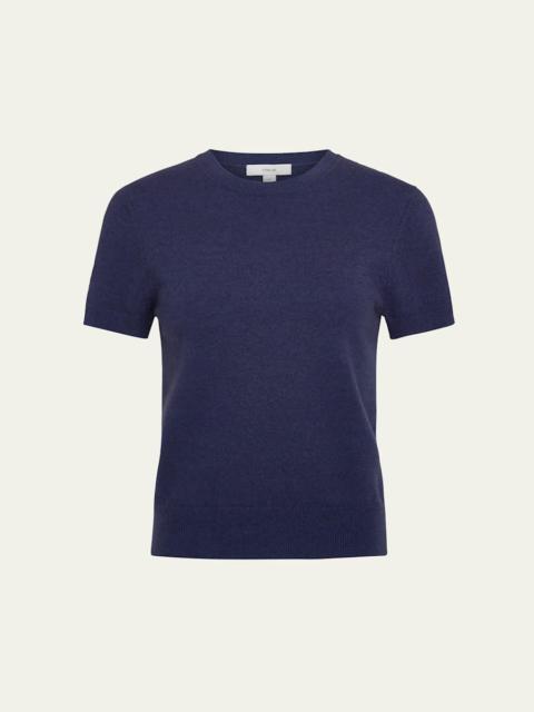 Vince Short-Sleeve Cashmere-Blend Tee