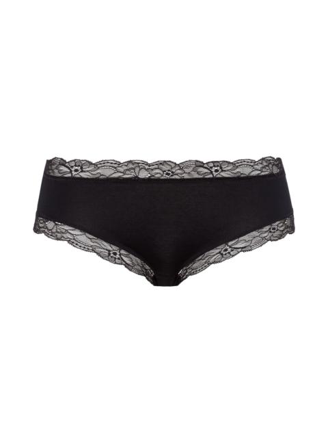 HANRO Cotton Lace Lace Trim Cotton Hipster