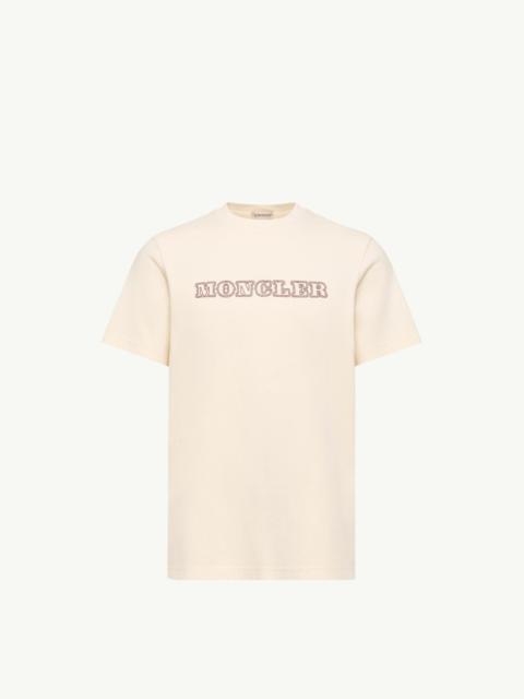 Moncler Logo Cotton Jersey T-Shirt