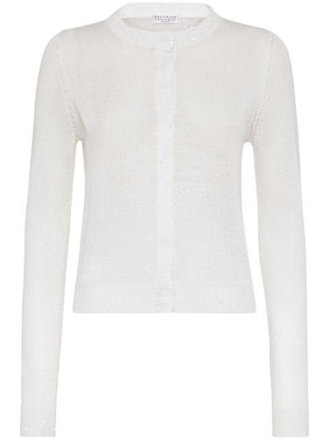 Brunello Cucinelli concealed front fastening cardigan