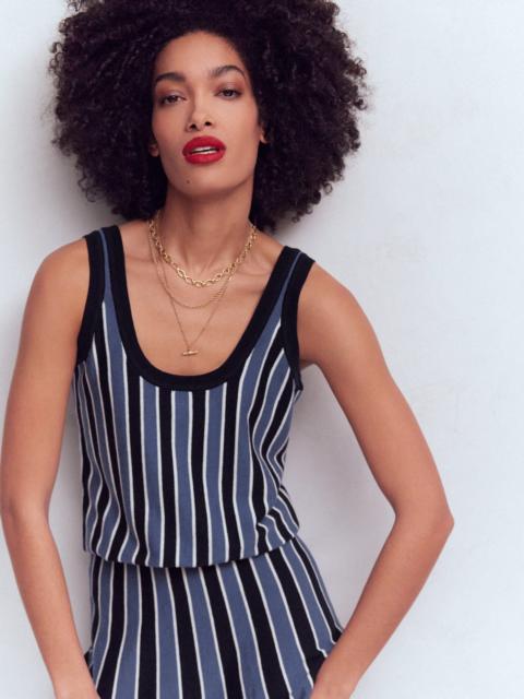 BODEN Liz Knitted Tank-True Navy Stripe