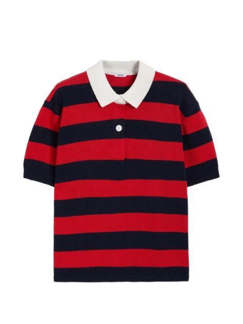 Aspesi striped short-sleeve polo shirt