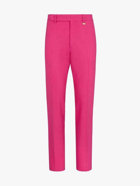 FENDI Fuchsia wool pants