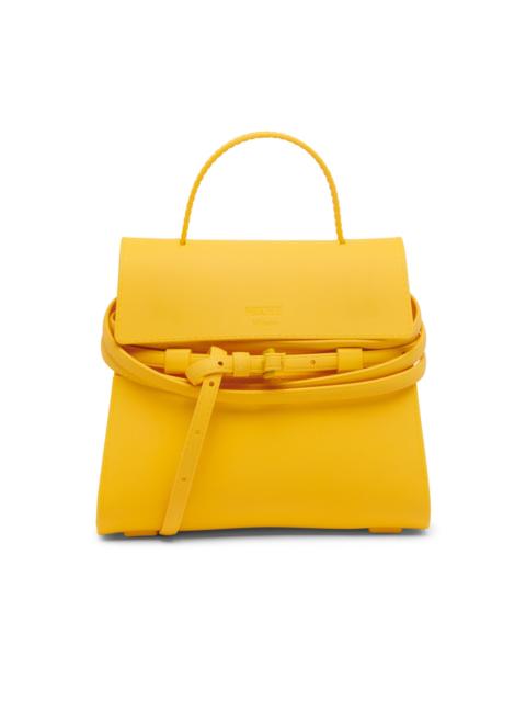 Moschino Women's Tie Me Top Handle Bag - Yellow