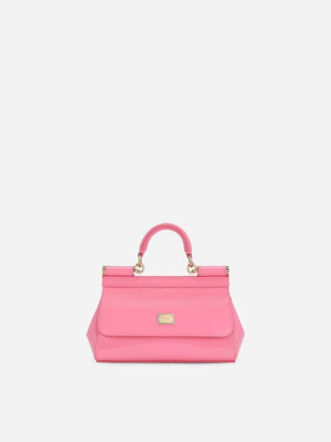 Dolce & Gabbana Small patent leather Sicily bag