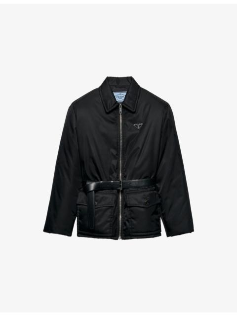 Prada Belted Re-Nylon Down Jacket
