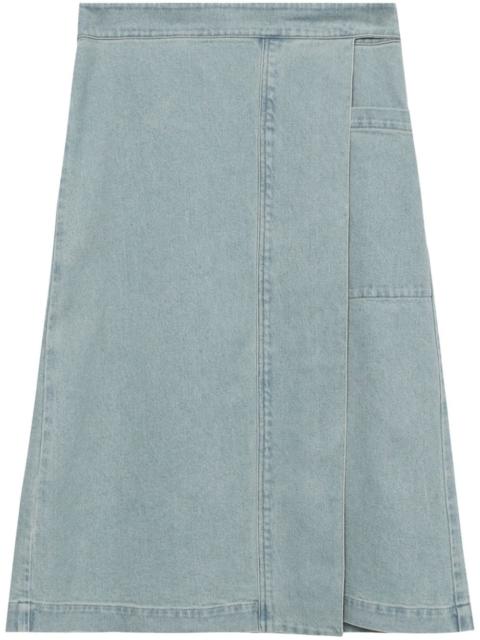 Proenza Schouler Iris denim midi skirt