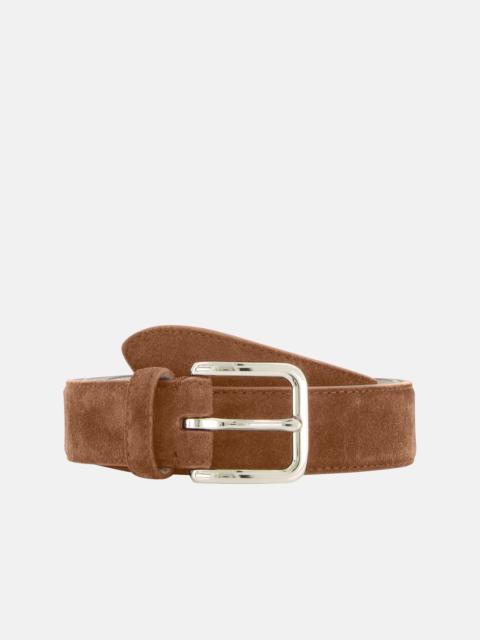 Vince Men's Alex 30mm Stitched Suede Belt