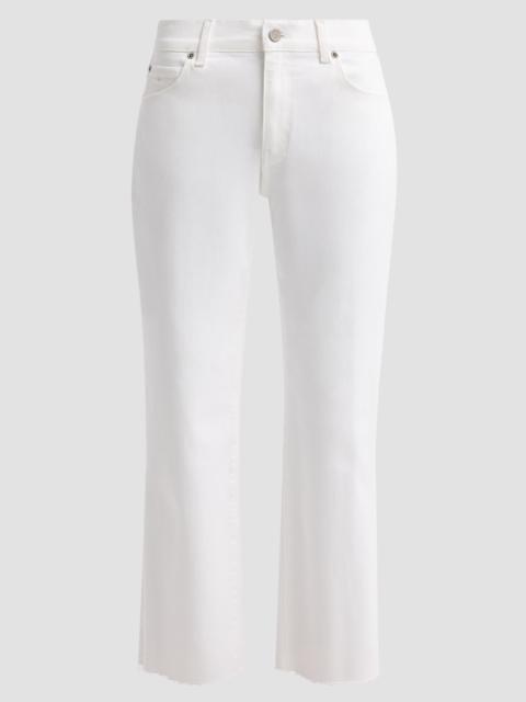 KOBI HALPERIN Women's Mika Crop Mid-Rise Pants - Ecru