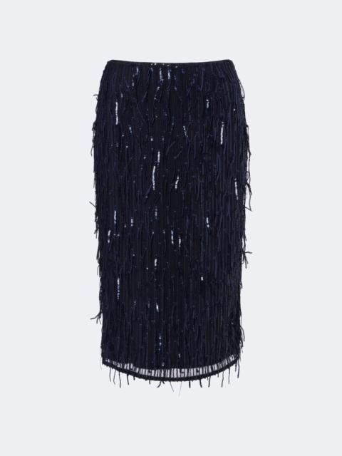 ROTATE Sequined midi skirt