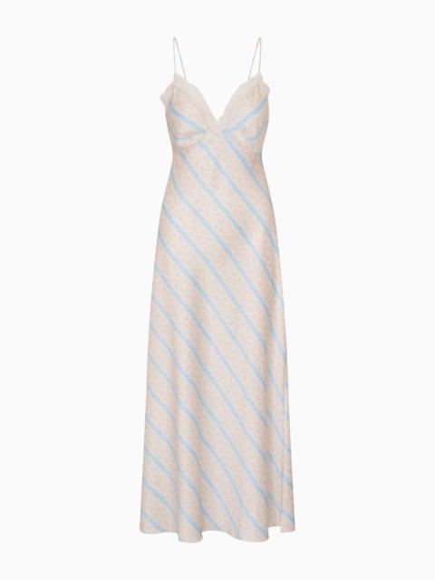 Manuela Floral Stripe Maxi Dress