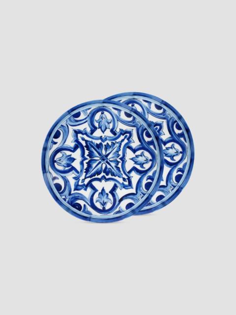 Dolce & Gabbana Blue Mediterraneo Stella 2-Piece Dinner Plate Set