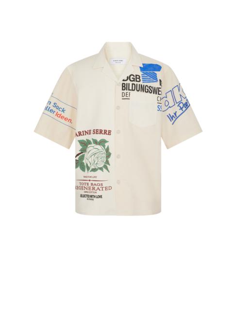 Marine Serre Regenerated Tote Bags Bowling Shirt