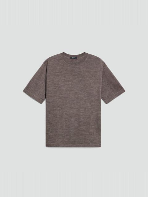 Theory Relaxed Sweater Tee in Regal Wool