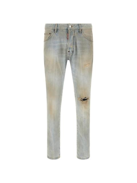 DSQUARED2 ripped stonewashed jeans