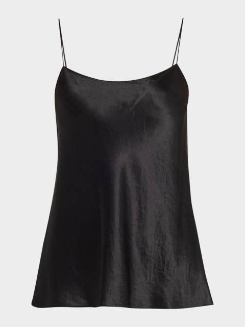 Vince Satin Scoop-Neck Cami