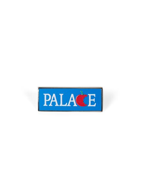 PALACE BIG APPLE PIN BADGE BLUE