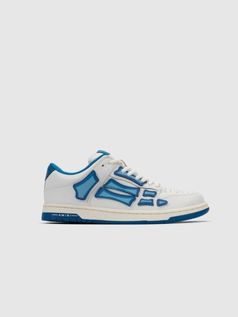 AMIRI CHUNKY SKEL TOP LOW "WHITE/ BLUE"