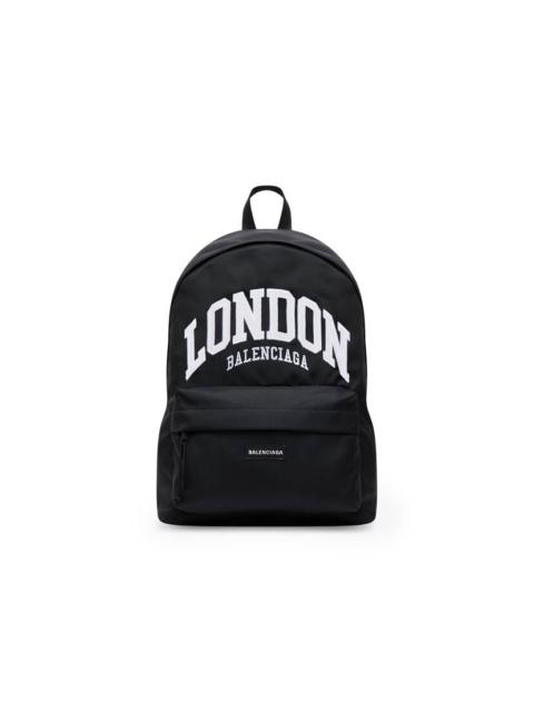 BALENCIAGA Men's Cities London Explorer Backpack  in Black