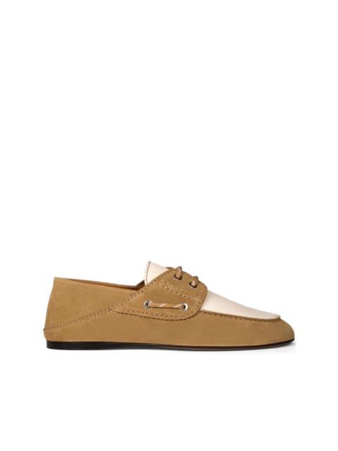 Sandro two-tone lace-up loafers