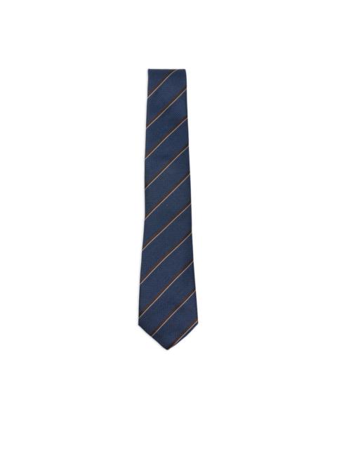 Canali striped-pattern tie