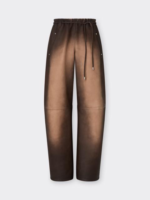 Ferrari Airbrushed leather trousers