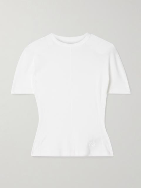 Y-3 + Y-3 Printed Organic Cotton-jersey T-shirt