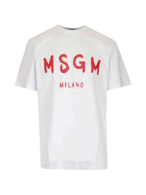 MSGM milano graphic T-shirt