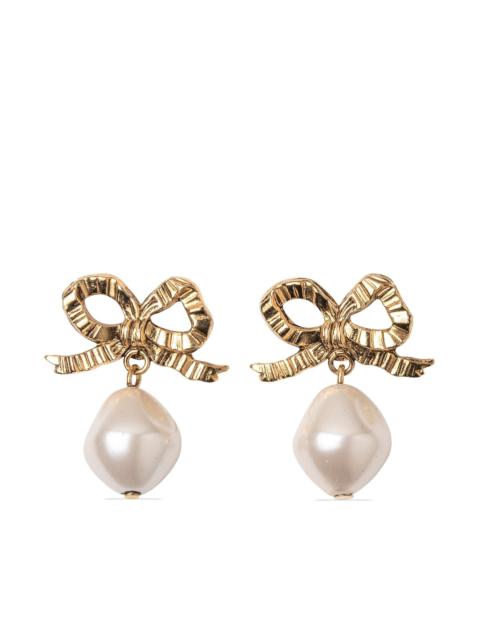 Khloe pearl drop earrings