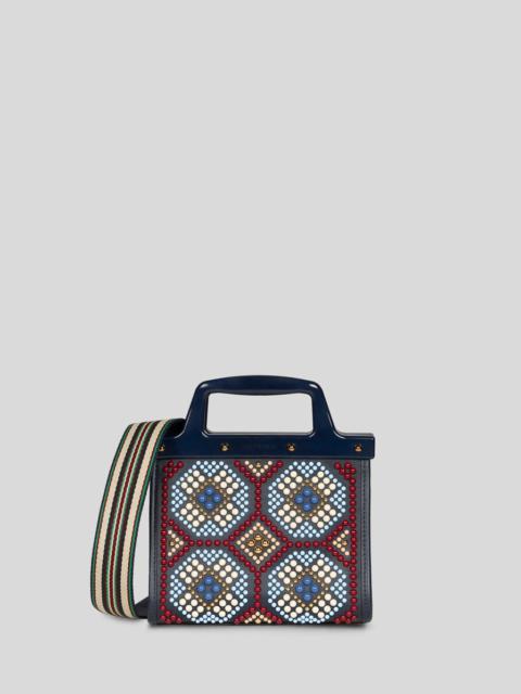 Etro SMALL LOVE TROTTER BAG WITH STUDS