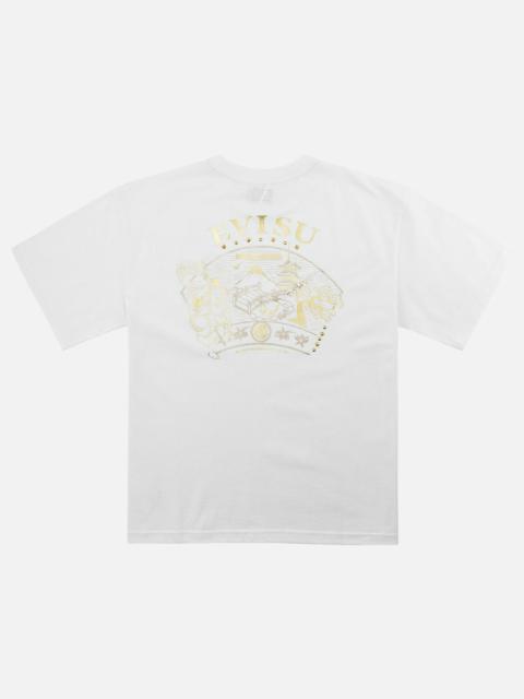 EVISU Gold Print Studded Tee