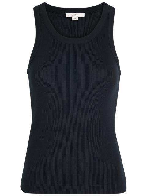 Vince Vince Ribbed Stretch-jersey Tank