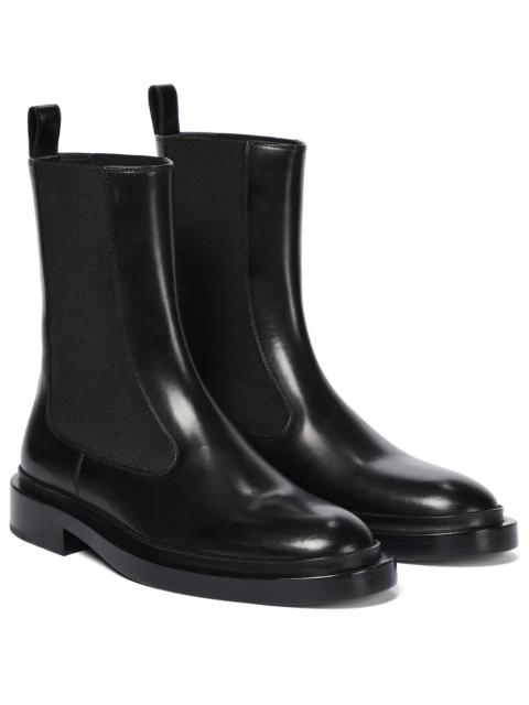 Jil Sander chunky 가죽 부츠