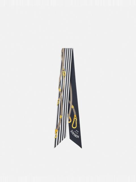 Greca Nautical Silk Scarf-Tie