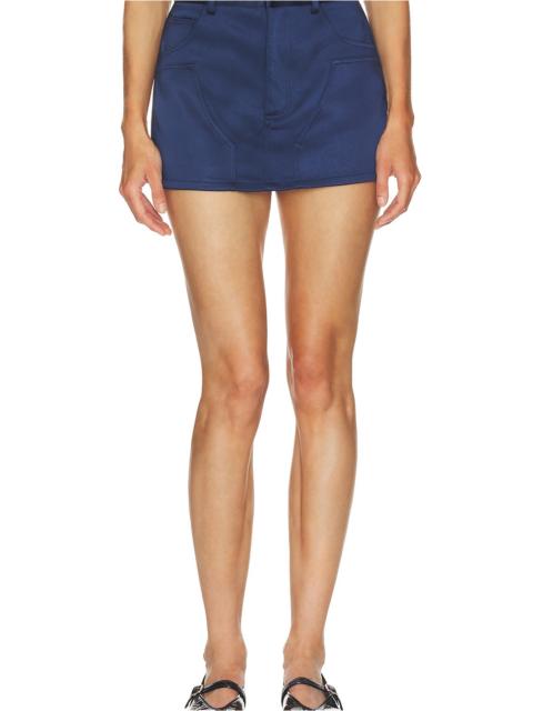 RENGGLI Satin Cargo Skirt